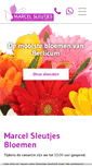 Mobile Screenshot of marcelsleutjesbloemen.nl