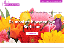 Tablet Screenshot of marcelsleutjesbloemen.nl